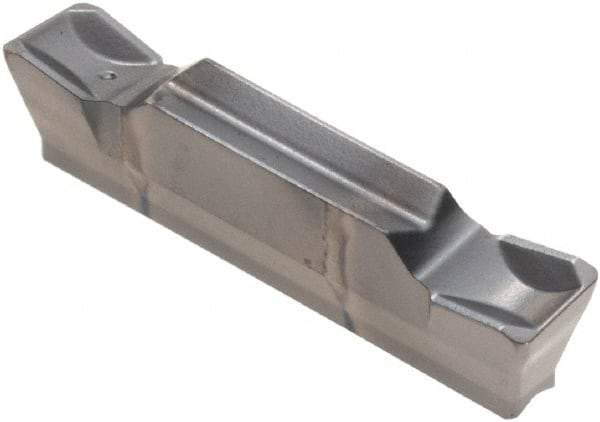 Iscar - HGN3003 IC908 Grade, 0.1181" Cutting Width, Carbide Cutoff Insert - Neutral Lead Angle, 0.0118" Cnr Rad, TiAlN Coated - Eagle Tool & Supply