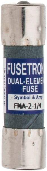 Cooper Bussmann - 250 VAC, 2.25 Amp, Time Delay Pin Indicator Fuse - Fuse Holder Mount, 1-1/2" OAL, 10 at 125 V kA Rating, 13/32" Diam - Eagle Tool & Supply