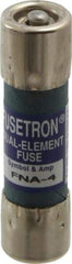 Cooper Bussmann - 250 VAC, 4 Amp, Time Delay Pin Indicator Fuse - Fuse Holder Mount, 1-1/2" OAL, 10 at 125 V kA Rating, 13/32" Diam - Eagle Tool & Supply