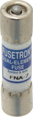 Cooper Bussmann - 125 VAC, 7 Amp, Time Delay Pin Indicator Fuse - Fuse Holder Mount, 1-1/2" OAL, 10 at AC kA Rating, 13/32" Diam - Eagle Tool & Supply