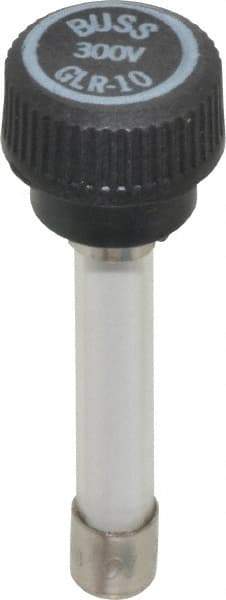 Cooper Bussmann - 300 VAC, 10 Amp, Fast-Acting Size Rejecting/NonRejecting Fuse - Fuse Holder Mount, 2-1/4" OAL, 10 at AC kA Rating, 15.9mm Diam - Eagle Tool & Supply