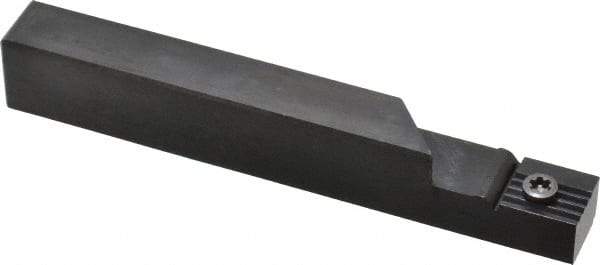 NTK - CTPW, Right Hand Cut, 20mm Max Workpc Diam, CTPW Insert, Indexable Cutoff Toolholder - 0.591 Max Depth of Cut, 16mm Shank Width, 1/2" Shank Height, 120mm OAL - Eagle Tool & Supply