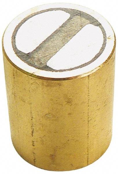 Mag-Mate - 16mm Diam, 2mm High, 6.9 Lb Average Pull Force, Samarium Cobalt Rare Earth Pot Magnet - Unfinished, Aluminum Insulated - Eagle Tool & Supply