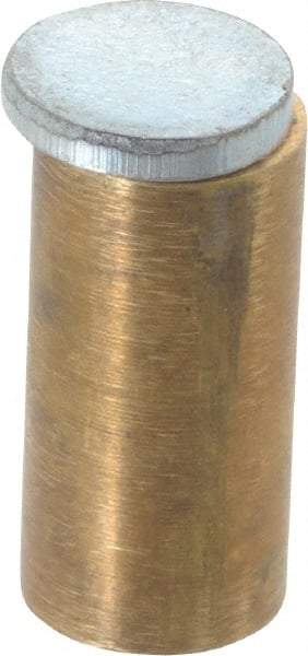 Mag-Mate - 1mm Diam, 2mm High, 2.2 Lb Average Pull Force, Samarium Cobalt Rare Earth Pot Magnet - Unfinished, Aluminum Insulated - Eagle Tool & Supply