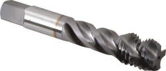 OSG - 3/4-10 UNC 4 Flute Modified Bottoming Spiral Flute Tap - Vanadium High Speed Steel, TiCN Finish, 4-1/4" OAL, Right Hand Flute, Right Hand Thread, H3, Series 290 - Eagle Tool & Supply