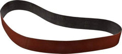 3M - 2-1/2" Wide x 60" OAL, 60 Grit, Ceramic Abrasive Belt - Ceramic, Medium, Coated, YF Weighted Cloth Backing, Wet/Dry, Series 777F - Eagle Tool & Supply