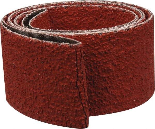 3M - 2" Wide x 72" OAL, 36 Grit, Ceramic Abrasive Belt - Ceramic, Very Coarse, Coated, YF Weighted Cloth Backing, Wet/Dry, Series 977F - Eagle Tool & Supply