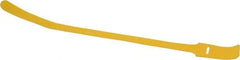 SpeedTech - 15" Long Yellow Nylon & Polyethylene Hook & Loop Strap - 50 Lb Tensile Strength - Eagle Tool & Supply