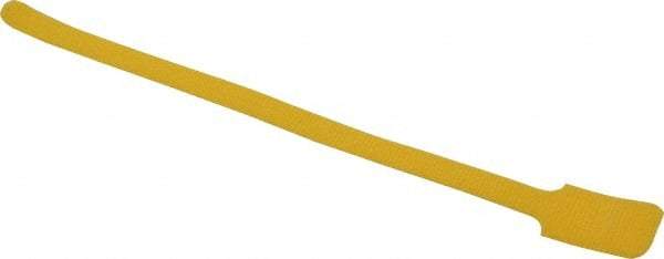 SpeedTech - 11" Long Yellow Nylon & Polyethylene Hook & Loop Strap - 40 Lb Tensile Strength - Eagle Tool & Supply