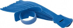 SpeedTech - 8" Long Blue Nylon & Polyethylene Hook & Loop Strap - 40 Lb Tensile Strength - Eagle Tool & Supply