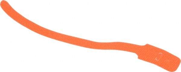 SpeedTech - 8" Long Orange Nylon & Polyethylene Hook & Loop Strap - 40 Lb Tensile Strength - Eagle Tool & Supply