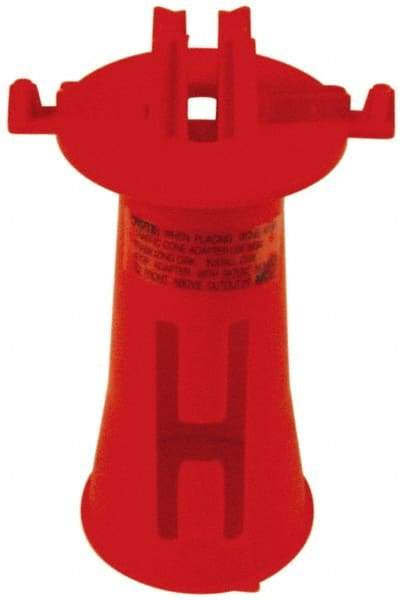 NMC - Plastic Traffic Cone Adapter - Orange - Eagle Tool & Supply