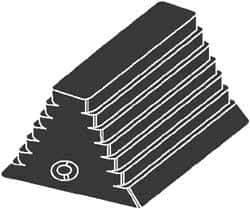 NMC - 10" Wide x 6" High x 8" Deep, Rubber Wheel Chock - Eagle Tool & Supply