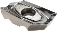 Iscar - HM90 AXCR150504 P Grade IC28 Carbide Milling Insert - Uncoated, 0.1969" Thick, 0.4mm Corner Radius - Eagle Tool & Supply