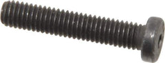 Value Collection - #10-32 UNF Hex Socket Drive, Low Socket Cap Screw - Alloy Steel, Black Oxide Finish, Fully Threaded, 1" Length Under Head - Eagle Tool & Supply