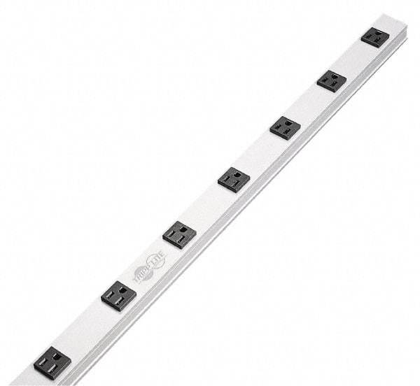 Tripp-Lite - 12 Outlets, 120 Volts, 15 Amps, 15' Cord, Power Outlet Strip - Raceway Mount, 5-15P NEMA Configuration, 36" Strip, cUL Listed, UL1363 - Eagle Tool & Supply