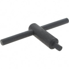 Interstate - 4" Chuck Diam Compatibility, Lathe Chuck Key - 3-1/8" Body Length, 1/4" Actual Key Square Size - Eagle Tool & Supply