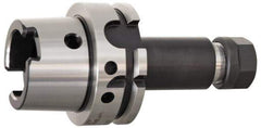 Kennametal - 1.02mm to 16mm Capacity, 100mm Projection, HSK80 Hollow Taper, ER25 Collet Chuck - 140mm OAL - Exact Industrial Supply
