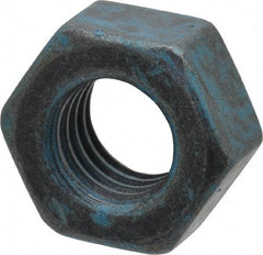 Value Collection - M8x1.25 Metric Coarse Steel Right Hand Hex Nut - 13mm Across Flats, 6.5mm High, Metric Blue Finish - Eagle Tool & Supply