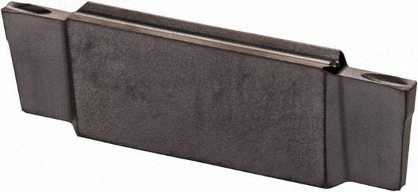 Iscar - DGN1002 J IC908 Grade, 0.0394" Cutting Width, Carbide Cutoff Insert - Neutral Lead Angle, 0.006" Cnr Rad, TiN/TiAlN Coated, Single End - Eagle Tool & Supply