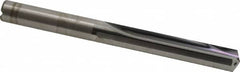 Kennametal - 3/8", 130° Point, Solid Carbide Straight Flute Drill Bit - Eagle Tool & Supply