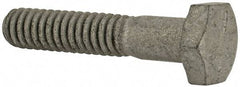 Armor Coat - 1/4-20 UNC, 1-1/4" Length Under Head Hex Head Cap Screw - Partially Threaded, Grade 8 Steel, 7/16" Hex - Eagle Tool & Supply