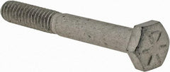 Armor Coat - 1/4-20 UNC, 2" Length Under Head Hex Head Cap Screw - Partially Threaded, Grade 8 Steel, 7/16" Hex - Eagle Tool & Supply