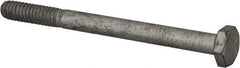 Armor Coat - 1/4-20 UNC, 3" Length Under Head Hex Head Cap Screw - Partially Threaded, Grade 8 Steel, 7/16" Hex - Eagle Tool & Supply