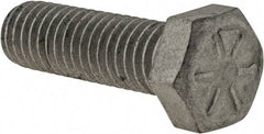 Armor Coat - 3/8-16 UNC, 1-1/4" Length Under Head Hex Head Cap Screw - Fully Threaded, Grade 8 Steel, 9/16" Hex - Eagle Tool & Supply