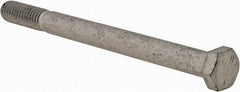 Armor Coat - 3/8-16 UNC, 4-1/2" Length Under Head Hex Head Cap Screw - Partially Threaded, Grade 8 Steel, 9/16" Hex - Eagle Tool & Supply