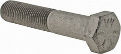 Armor Coat - 3/8-24 UNF, 2" Length Under Head Hex Head Cap Screw - Partially Threaded, Grade 8 Steel, 9/16" Hex - Eagle Tool & Supply