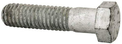 Armor Coat - 7/16-14 UNC, 1-3/4" Length Under Head Hex Head Cap Screw - Partially Threaded, Grade 8 Steel, 5/8" Hex - Eagle Tool & Supply