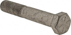 Armor Coat - 7/16-20 UNF, 2-3/4" Length Under Head Hex Head Cap Screw - Partially Threaded, Grade 8 Steel, 5/8" Hex - Eagle Tool & Supply