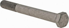 Armor Coat - 7/16-20 UNF, 4" Length Under Head Hex Head Cap Screw - Partially Threaded, Grade 8 Steel, 5/8" Hex - Eagle Tool & Supply