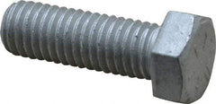 Armor Coat - 1/2-13 UNC, 1-1/2" Length Under Head Hex Head Cap Screw - Fully Threaded, Grade 8 Steel, 3/4" Hex - Eagle Tool & Supply