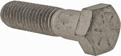 Armor Coat - 1/2-13 UNC, 2" Length Under Head Hex Head Cap Screw - Partially Threaded, Grade 8 Steel, 3/4" Hex - Eagle Tool & Supply