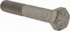 Armor Coat - 1/2-13 UNC, 3" Length Under Head Hex Head Cap Screw - Partially Threaded, Grade 8 Steel, 3/4" Hex - Eagle Tool & Supply
