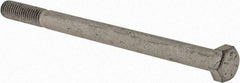 Armor Coat - 1/2-13 UNC, 7" Length Under Head Hex Head Cap Screw - Partially Threaded, Grade 8 Steel, 3/4" Hex - Eagle Tool & Supply