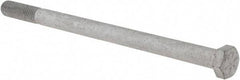 Armor Coat - 1/2-13 UNC, 8" Length Under Head Hex Head Cap Screw - Partially Threaded, Grade 8 Steel, 3/4" Hex - Eagle Tool & Supply