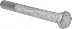 Armor Coat - 1/2-20 UNF, 4-1/2" Length Under Head Hex Head Cap Screw - Partially Threaded, Grade 8 Steel, 3/4" Hex - Eagle Tool & Supply