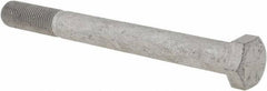 Armor Coat - 1/2-20 UNF, 5" Length Under Head Hex Head Cap Screw - Partially Threaded, Grade 8 Steel, 3/4" Hex - Eagle Tool & Supply