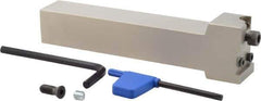 Iscar - MAHP, External, Right Hand, Indexable Grooving Tool Holder - DG.. 2.. Insert Compatibility, 1" Shank Height, 1" Shank Width, 6" OAL - Eagle Tool & Supply