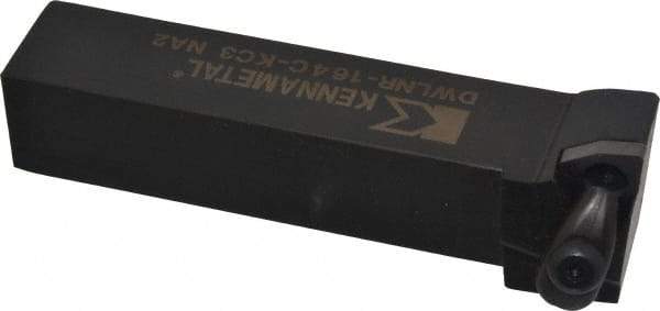 Kennametal - DWLN, Right Hand Cut, 5° Lead Angle, 1" Shank Height x 1" Shank Width, Negative Rake Indexable Turning Toolholder - 5" OAL, WN..43. Insert Compatibility, Series Kenclamp - Eagle Tool & Supply