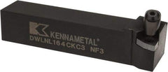 Kennametal - DWLN, Left Hand Cut, 5° Lead Angle, 1" Shank Height x 1" Shank Width, Negative Rake Indexable Turning Toolholder - 5" OAL, WN..43. Insert Compatibility, Series Kenclamp - Eagle Tool & Supply