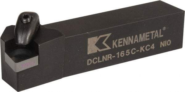 Kennametal - DCLN, Right Hand Cut, 5° Lead Angle, 1" Shank Height x 1" Shank Width, Negative Rake Indexable Turning Toolholder - 5" OAL, CN..54. Insert Compatibility, Series Kenclamp - Eagle Tool & Supply