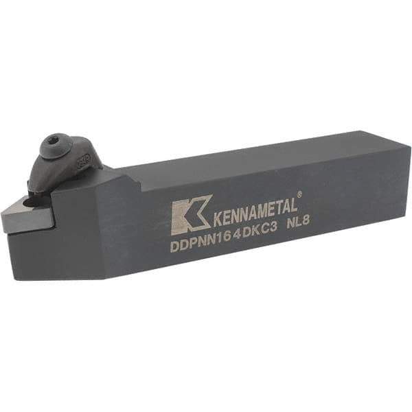 Kennametal - DDPN, Neutral Cut, 0° Lead Angle, 1" Shank Height x 1" Shank Width, Negative Rake Indexable Turning Toolholder - 6" OAL, DN..43. Insert Compatibility, Series Kenclamp - Eagle Tool & Supply