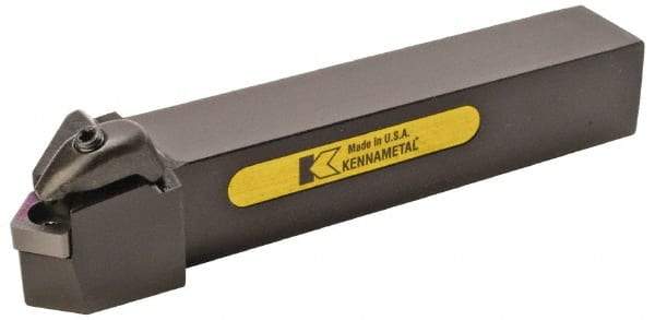 Kennametal - DSSN, Left Hand Cut, 45° Lead Angle, 25mm Shank Height x 25mm Shank Width, Negative Rake Indexable Turning Toolholder - 150mm OAL, SN..1204.. Insert Compatibility, Series Kenclamp - Eagle Tool & Supply
