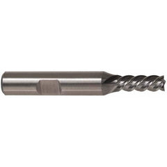 Cleveland - 3/4", 1-5/8" LOC, 3/4" Shank Diam, 3-7/8" OAL, 4 Flute, High Speed Steel Square End Mill - Eagle Tool & Supply