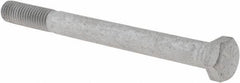 Armor Coat - 5/8-11 UNC, 7" Length Under Head Hex Head Cap Screw - Partially Threaded, Grade 8 Steel, 15/16" Hex - Eagle Tool & Supply