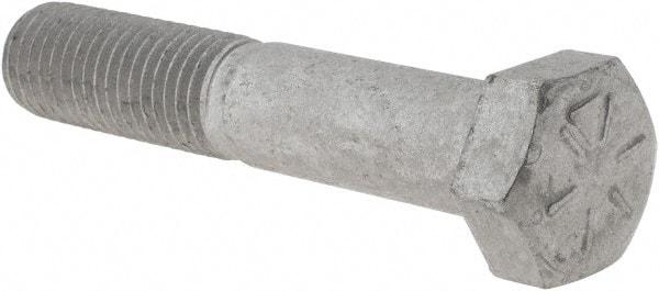 Armor Coat - 3/4-10 UNC, 4" Length Under Head Hex Head Cap Screw - Partially Threaded, Grade 8 Steel, 1-1/8" Hex - Eagle Tool & Supply